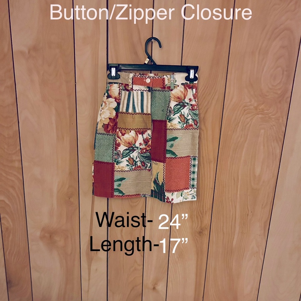 My Michelle Floral Patchwork Skirt